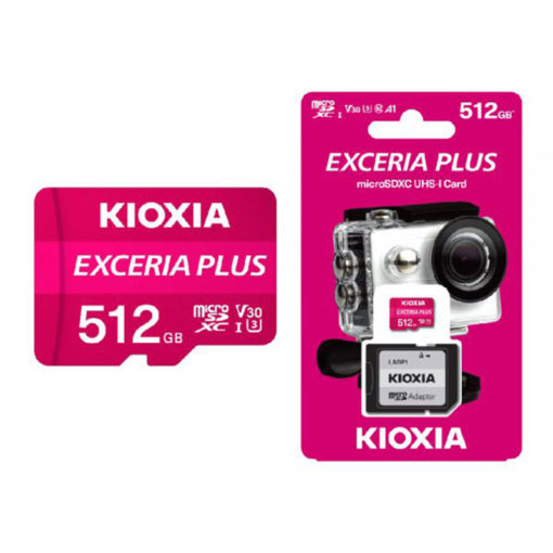 KIOXIA 512GB EXCERIA PLUS microSD記憶卡 手機 Action Cam V30 U3