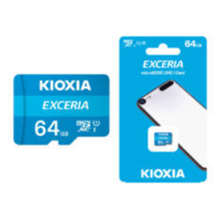 KIOXIA 64GB EXCERIA microSD記憶卡 手機 兒童相機適用 U1